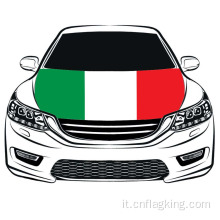 La bandiera del cofano dell&#39;auto della bandiera dell&#39;Italia della Coppa del mondo 100 * 150 cm Bandiera del cofano dell&#39;Italia